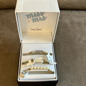 Luca and danni miss to mrs bracelet bangle set stack